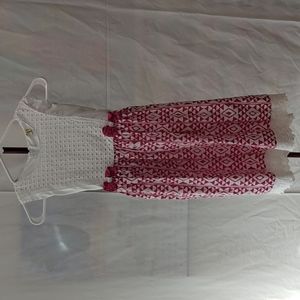 Speckless Pink and White Girl Dress Size 9